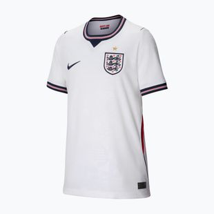 Детска футболна тениска Nike England 2026 Stadium Home white/speed red/obsidian/obsidian