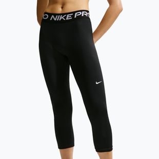 Дамски клин Nike Pro Mid-Rise Crop black/white