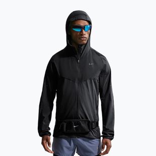 Мъжко яке за бягане Nike Stride Dri-Fit black/off noir/black/black