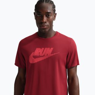 Мъжка тениска за бягане Nike Miler Dri-Fit UV team crimson/light crimson