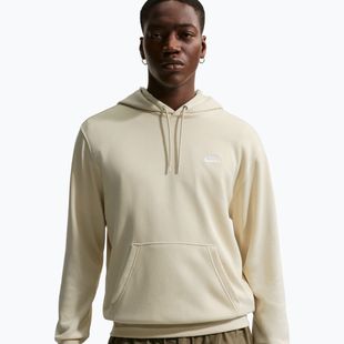 Мъжки суитшърт Nike Club French Terry Pullover Hoodie light khaki/light khaki/white