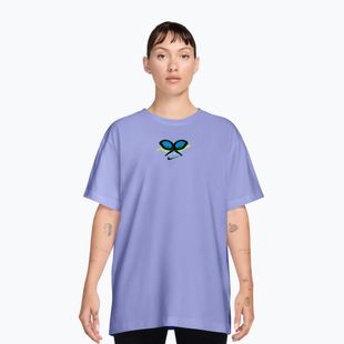 Дамска тениска за тенис Nike Slam Dri-Fit light thistle