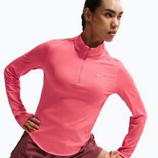Дамска блуза с дълъг ръкав за бягане Nike Swift Dri-Fit UV 1/4-Zip sea coral