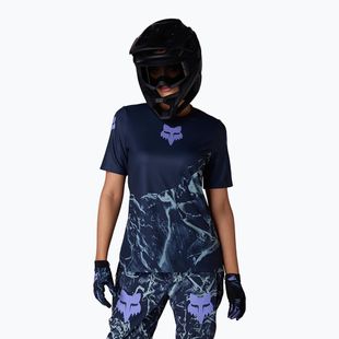 Дамска тениска за колоездене Fox Racing Ranger Image Print arctic blue