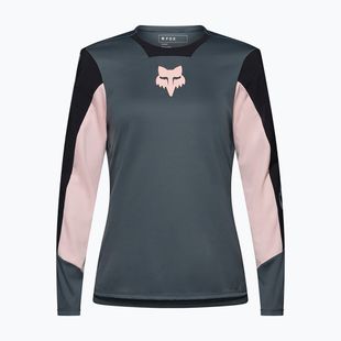 Дамска велосипедна блуза с дълъг ръкав Fox Racing Defend Creation LS deep cobalt