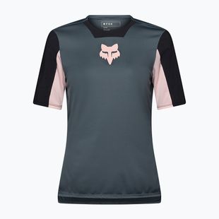 Дамска тениска за колоездене Fox Racing Defend Jersey Creation SS deep cobalt
