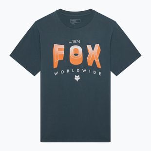 Мъжка тениска Fox Racing Block 195 Original deep cobalt