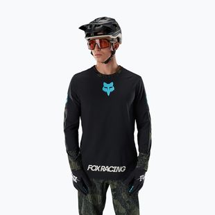 Мъжка велосипедна блуза с дълъг ръкав Fox Racing Defend Thermal Lunar black