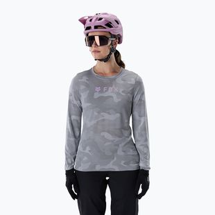 Дамска велосипедна блуза с дълъг ръкав Fox Racing Ranger Tru Dri pewter