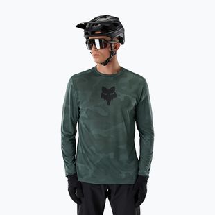 Мъжка велосипедна блуза с дълъг ръкав Fox Racing Ranger Tru Dri sage