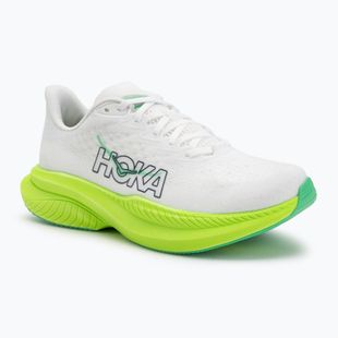 Мъжки обувки за бягане HOKA Mach 6 white/neon lime