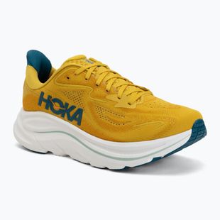 Мъжки обувки за бягане HOKA Clifton 10 yellow gold/tidal wave