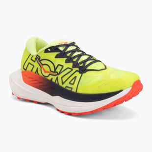 Дамски обувки за бягане HOKA Rocket X Trail neon yuzu/neon flame