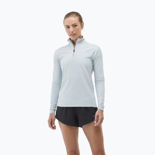 Дамски суитшърт за бягане HOKA GlideTech Quarter Zip mineral blue
