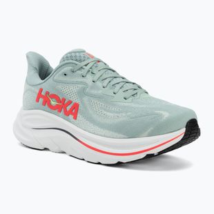 Мъжки обувки за бягане HOKA Clifton 10 Wide sage/neon flame