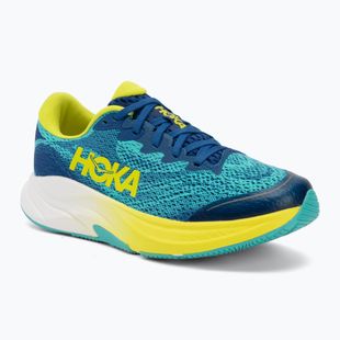 Детски обувки за бягане HOKA Rincon 4 electric aqua/neon hoka citrus