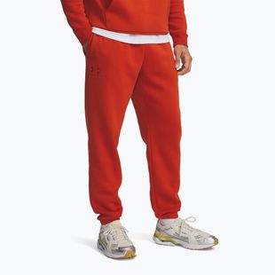 Мъжки панталони за тренировка Under Armour Essential Fleece Joggers surplus orange/surplus orange