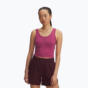 Дамска тениска за тренировка Under Armour Vanish Seamless Tank fuchsia dusk/dark maroon/dark maroon