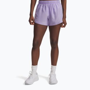 Дамски шорти за бягане Under Armour Fly By 3" transparent/transparent/reflective