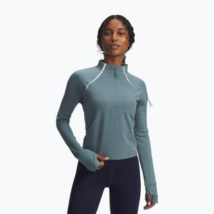 Дамски суитшърт за бягане Under Armour Pro Half Zip jasper blue/reflective