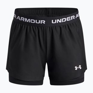 Детски тренировъчни шорти Under Armour UA Tech Play Up 2IN1 Shorts black/black/white