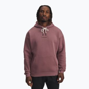 Мъжки суитшърт Under Armour Project Rock Icon Hoody maroon mist/black