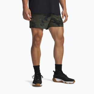 Мъжки шорти за тренировка Under Armour Project Rock Ultimate expedition green/black