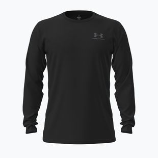 Мъжка блуза с дълъг ръкав Under Armour Sportstyle Left Chest LS black/pitch gray