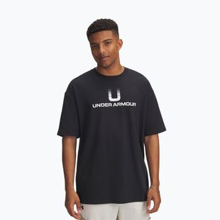 Мъжка тениска Under Armour Logo Heayweight black/white