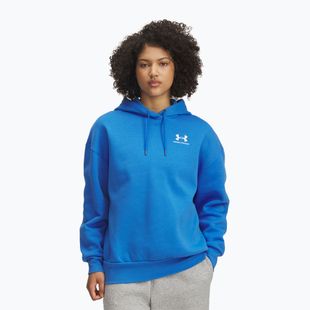 Дамски суитшърт Under Armour Icon Fleece Hoodie blue atlantis/white