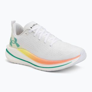 Дамски обувки за бягане Under Armour Velociti SPD white/orange bloc/metallic silver