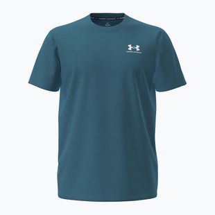 Мъжка тениска Under Armour Logo Emb Heavyweight boundless blue/white