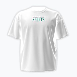 Мъжка тениска за тренировка Under Armour Heavyweight Sports white/midnight navy