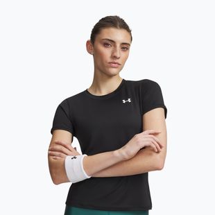 Дамска тениска за тренировка Under Armour Tech Mesh black/white