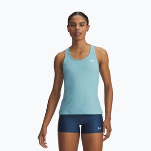 Дамска тениска за тренировка Under Armour Tech Mesh Racer Tank blue haze/white
