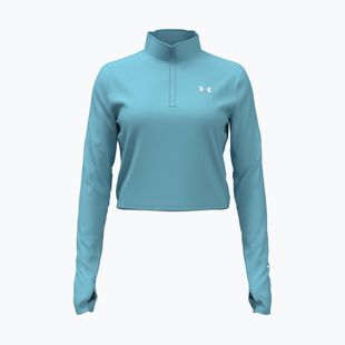 Дамска блуза с дълъг ръкав за тренировка Under Armour Tech Branded 1/2 Zip blue haze/lumos lime/white