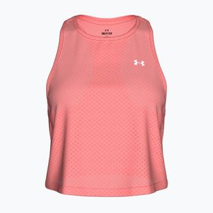Дамска тениска за тренировка Under Armour Tech Sport Mesh Crop Tank posh pink/white