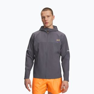 Мъжко яке за тренировка Under Armour Tech Utility Woven castlerock/orange bloc