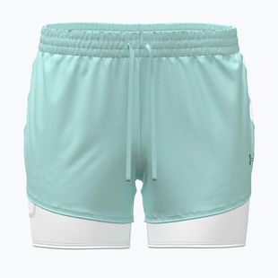 Дамски шорти за бягане Under Armour Velociti Pro 4“ 2N1 refresh mint/castlerock