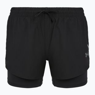 Дамски шорти за бягане Under Armour Velociti Pro 4“ 2N1 ultimate black/ultimate black/ultimate black