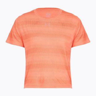Дамска тениска за бягане Under Armour Velociti electric tangerine/black/green mode