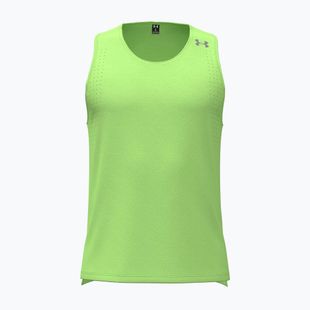Мъжка тениска за бягане Under Armour Velociti Pro Singlet lumos lime/white