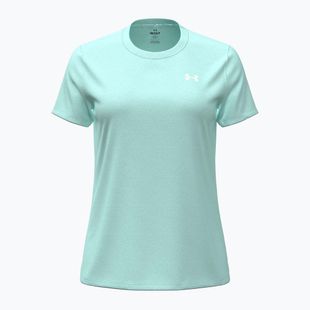 Дамска тениска за тренировка Under Armour Tech SSC - Solid refresh mint/white
