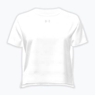 Дамска тениска за бягане Under Armour Velociti white/white/black