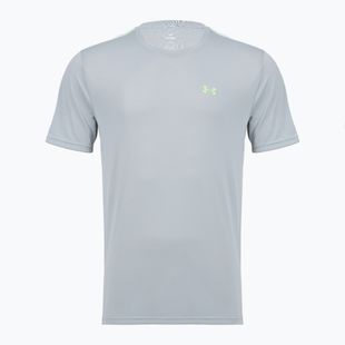 Мъжка тениска за тренировка Under Armour Tech Taping mod gray/black/lumos lime