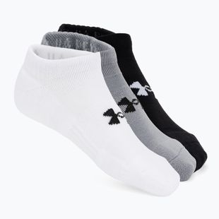 Мъжки чорапи Under Armour Performance Cotton NS 3 pack white/steel/steel