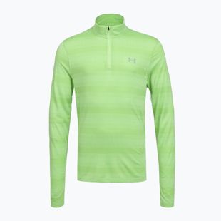 Мъжки суитшърт за бягане Under Armour Velociti 1/4 Zip lumos lime/white