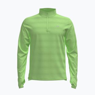Мъжки суитшърт за бягане Under Armour Velociti 1/4 Zip lumos lime/white