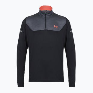 Мъжки суичър Under Armour Tech Utility 1/4 Zip черен/червено отрова
