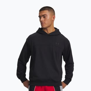 Мъжки суитшърт с качулка Under Armour Rival LW black/black